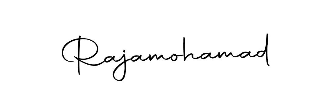 How to make Rajamohamad name signature. Use Autography-DOLnW style for creating short signs online. This is the latest handwritten sign. Rajamohamad signature style 10 images and pictures png
