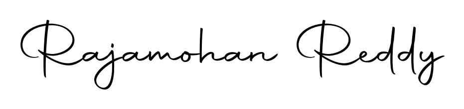 It looks like you need a new signature style for name Rajamohan Reddy. Design unique handwritten (Autography-DOLnW) signature with our free signature maker in just a few clicks. Rajamohan Reddy signature style 10 images and pictures png