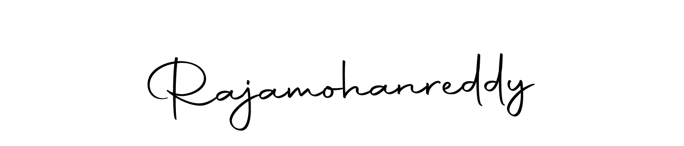 How to make Rajamohanreddy name signature. Use Autography-DOLnW style for creating short signs online. This is the latest handwritten sign. Rajamohanreddy signature style 10 images and pictures png