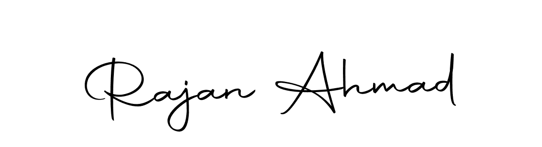 Use a signature maker to create a handwritten signature online. With this signature software, you can design (Autography-DOLnW) your own signature for name Rajan Ahmad. Rajan Ahmad signature style 10 images and pictures png