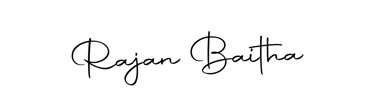 Here are the top 10 professional signature styles for the name Rajan Baitha. These are the best autograph styles you can use for your name. Rajan Baitha signature style 10 images and pictures png