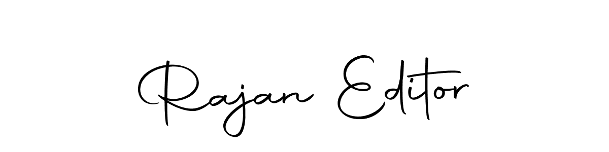 Make a beautiful signature design for name Rajan Editor. With this signature (Autography-DOLnW) style, you can create a handwritten signature for free. Rajan Editor signature style 10 images and pictures png