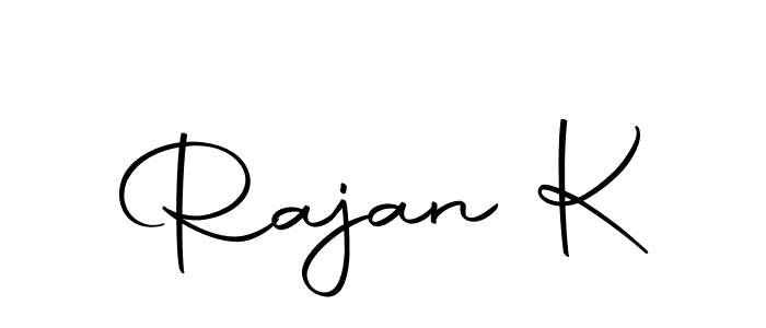 Design your own signature with our free online signature maker. With this signature software, you can create a handwritten (Autography-DOLnW) signature for name Rajan K. Rajan K signature style 10 images and pictures png