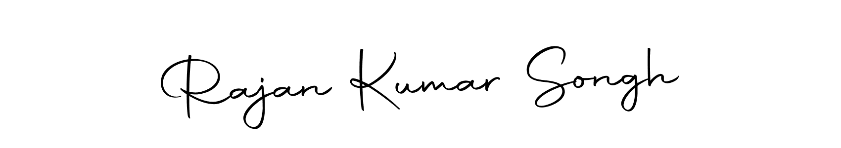 Design your own signature with our free online signature maker. With this signature software, you can create a handwritten (Autography-DOLnW) signature for name Rajan Kumar Songh. Rajan Kumar Songh signature style 10 images and pictures png
