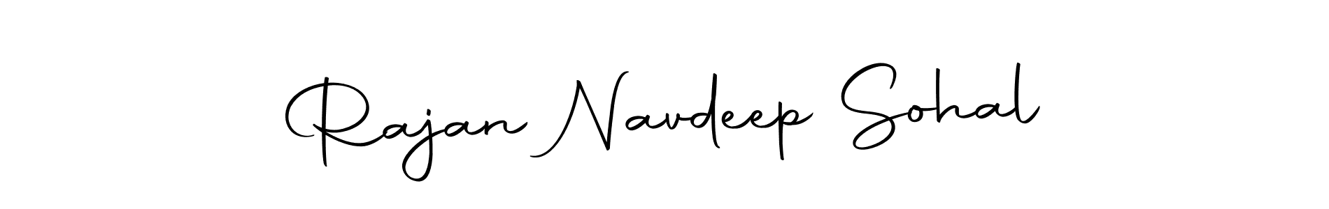 You should practise on your own different ways (Autography-DOLnW) to write your name (Rajan Navdeep Sohal) in signature. don't let someone else do it for you. Rajan Navdeep Sohal signature style 10 images and pictures png