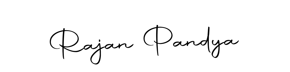 You should practise on your own different ways (Autography-DOLnW) to write your name (Rajan Pandya) in signature. don't let someone else do it for you. Rajan Pandya signature style 10 images and pictures png