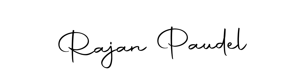 Rajan Paudel stylish signature style. Best Handwritten Sign (Autography-DOLnW) for my name. Handwritten Signature Collection Ideas for my name Rajan Paudel. Rajan Paudel signature style 10 images and pictures png