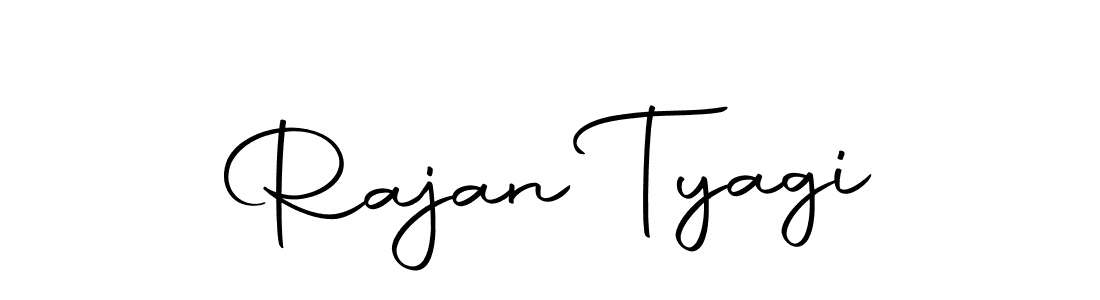 The best way (Autography-DOLnW) to make a short signature is to pick only two or three words in your name. The name Rajan Tyagi include a total of six letters. For converting this name. Rajan Tyagi signature style 10 images and pictures png