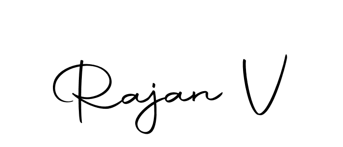 Autography-DOLnW is a professional signature style that is perfect for those who want to add a touch of class to their signature. It is also a great choice for those who want to make their signature more unique. Get Rajan V name to fancy signature for free. Rajan V signature style 10 images and pictures png