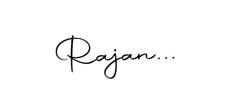 Create a beautiful signature design for name Rajan.... With this signature (Autography-DOLnW) fonts, you can make a handwritten signature for free. Rajan... signature style 10 images and pictures png