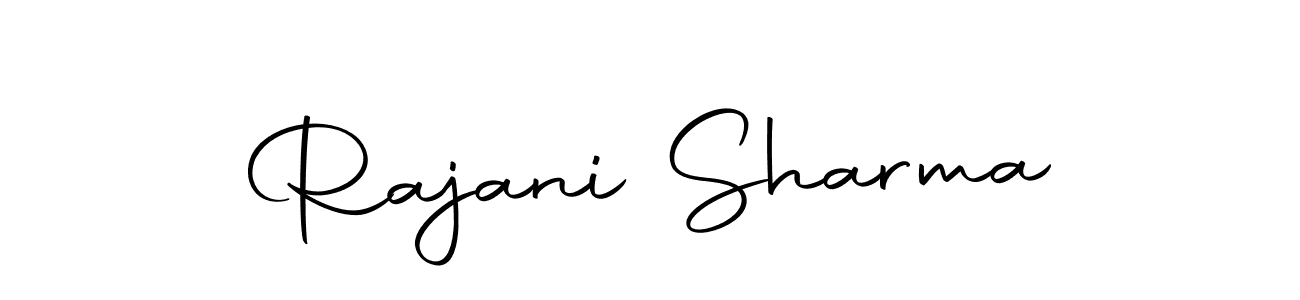 Make a beautiful signature design for name Rajani Sharma. Use this online signature maker to create a handwritten signature for free. Rajani Sharma signature style 10 images and pictures png