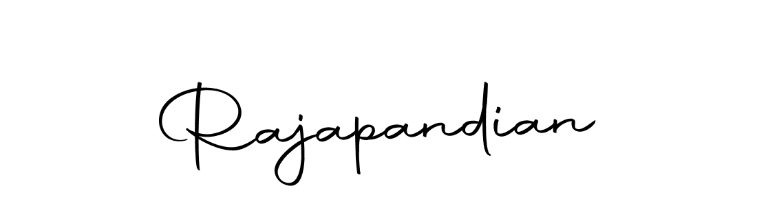 Use a signature maker to create a handwritten signature online. With this signature software, you can design (Autography-DOLnW) your own signature for name Rajapandian. Rajapandian signature style 10 images and pictures png