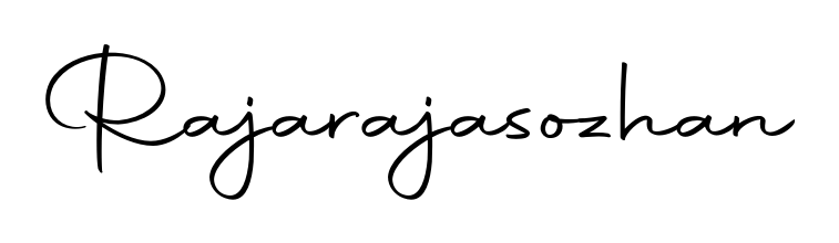The Autography-DOLnW lettering style adds unique flourish to name Rajarajasozhan. Stand out with a custom digital autograph made in seconds. Rajarajasozhan signature style 10 images and pictures png