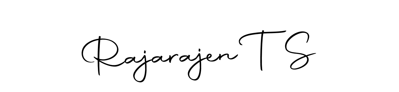 Design your own signature with our free online signature maker. With this signature software, you can create a handwritten (Autography-DOLnW) signature for name Rajarajen T S. Rajarajen T S signature style 10 images and pictures png