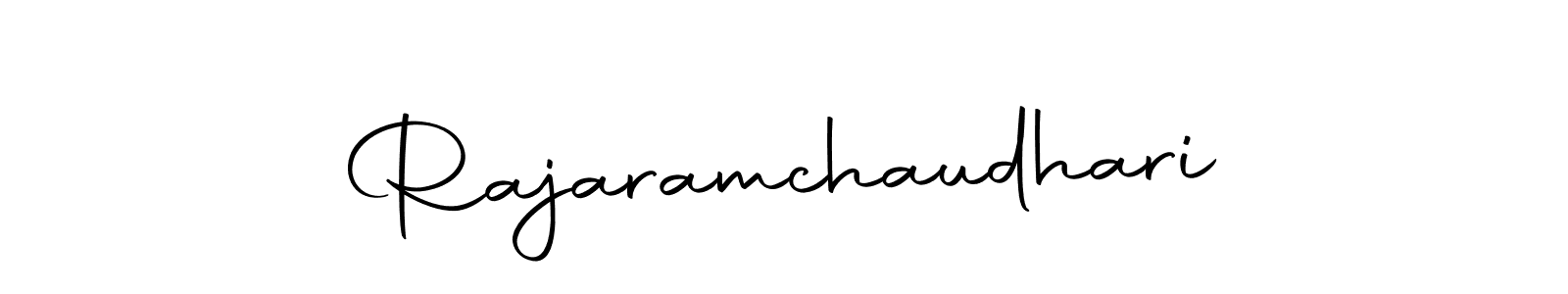 Design your own signature with our free online signature maker. With this signature software, you can create a handwritten (Autography-DOLnW) signature for name Rajaramchaudhari. Rajaramchaudhari signature style 10 images and pictures png