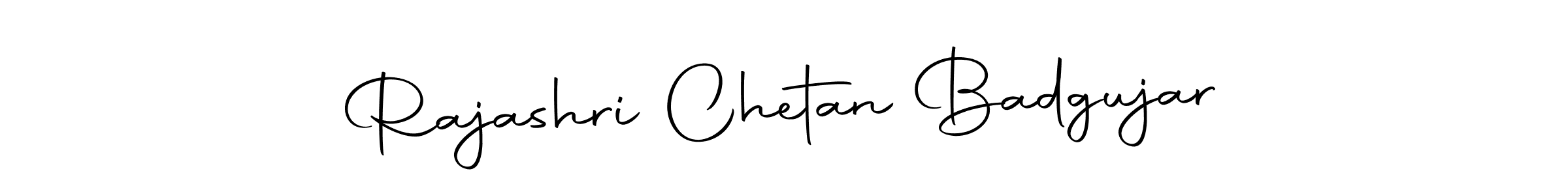 Rajashri Chetan Badgujar stylish signature style. Best Handwritten Sign (Autography-DOLnW) for my name. Handwritten Signature Collection Ideas for my name Rajashri Chetan Badgujar. Rajashri Chetan Badgujar signature style 10 images and pictures png