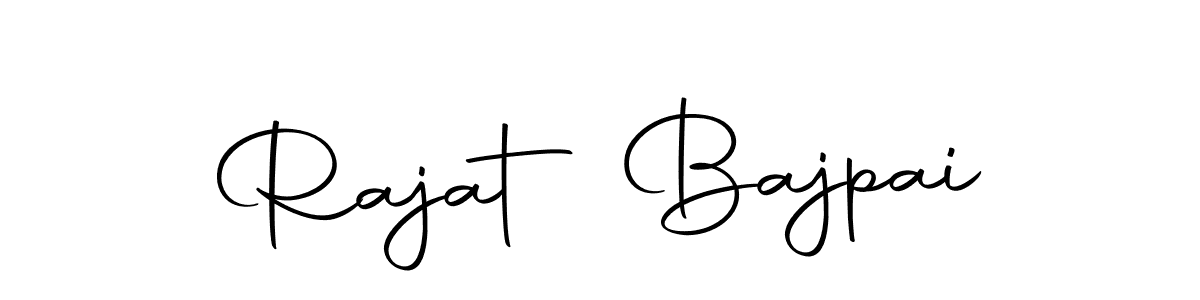 if you are searching for the best signature style for your name Rajat Bajpai. so please give up your signature search. here we have designed multiple signature styles  using Autography-DOLnW. Rajat Bajpai signature style 10 images and pictures png