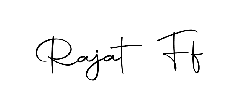 Create a beautiful signature design for name Rajat Ff. With this signature (Autography-DOLnW) fonts, you can make a handwritten signature for free. Rajat Ff signature style 10 images and pictures png