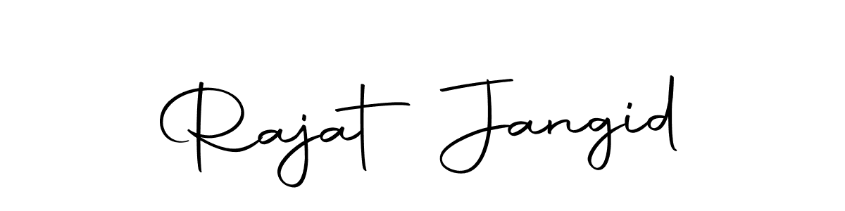 Make a short Rajat Jangid signature style. Manage your documents anywhere anytime using Autography-DOLnW. Create and add eSignatures, submit forms, share and send files easily. Rajat Jangid signature style 10 images and pictures png