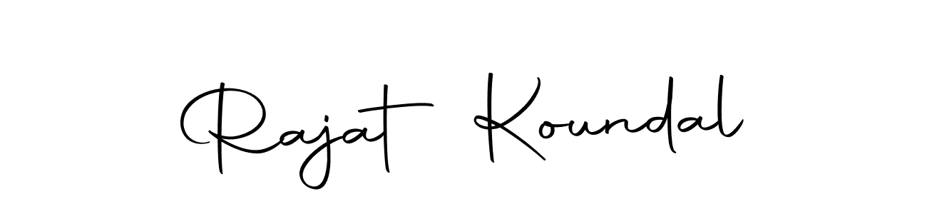 Rajat Koundal stylish signature style. Best Handwritten Sign (Autography-DOLnW) for my name. Handwritten Signature Collection Ideas for my name Rajat Koundal. Rajat Koundal signature style 10 images and pictures png