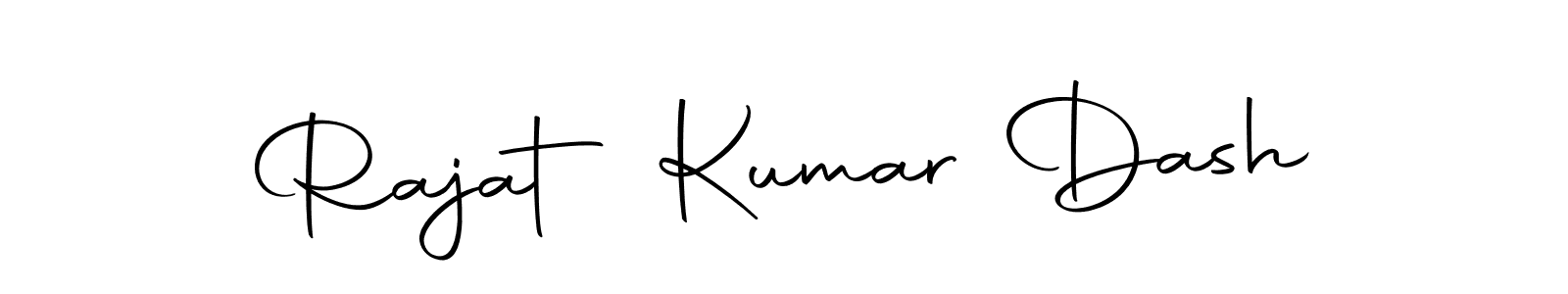 Create a beautiful signature design for name Rajat Kumar Dash. With this signature (Autography-DOLnW) fonts, you can make a handwritten signature for free. Rajat Kumar Dash signature style 10 images and pictures png