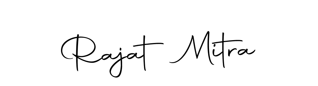 You should practise on your own different ways (Autography-DOLnW) to write your name (Rajat Mitra) in signature. don't let someone else do it for you. Rajat Mitra signature style 10 images and pictures png