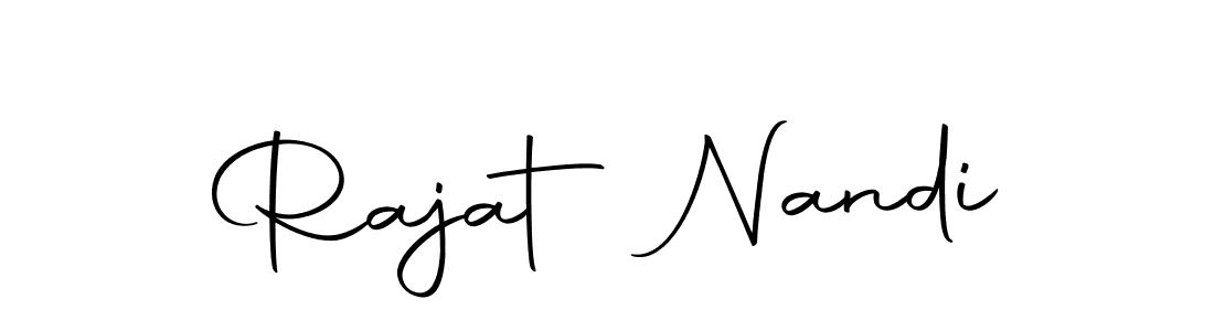 Similarly Autography-DOLnW is the best handwritten signature design. Signature creator online .You can use it as an online autograph creator for name Rajat Nandi. Rajat Nandi signature style 10 images and pictures png