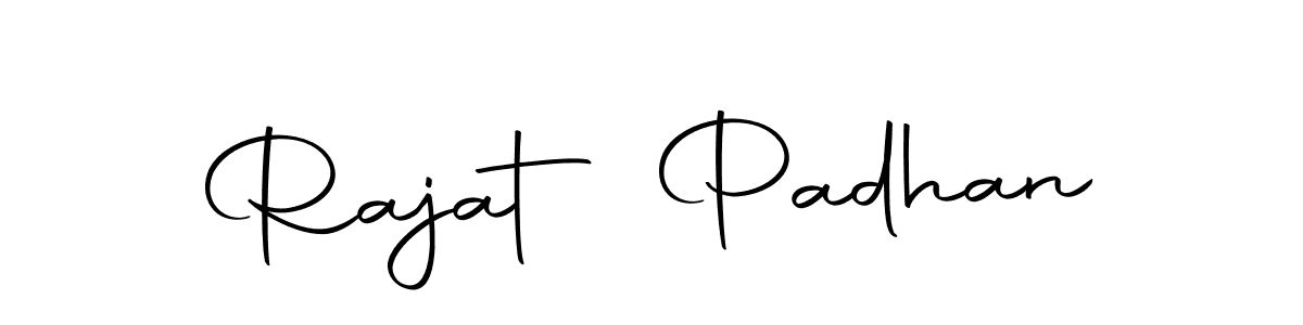 Use a signature maker to create a handwritten signature online. With this signature software, you can design (Autography-DOLnW) your own signature for name Rajat Padhan. Rajat Padhan signature style 10 images and pictures png