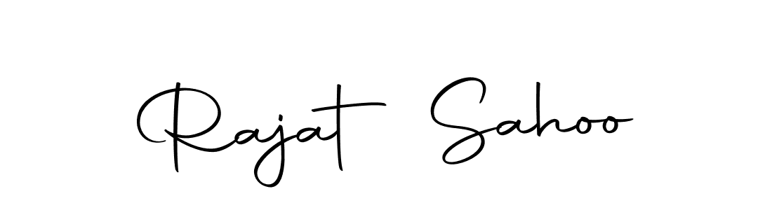 Create a beautiful signature design for name Rajat Sahoo. With this signature (Autography-DOLnW) fonts, you can make a handwritten signature for free. Rajat Sahoo signature style 10 images and pictures png