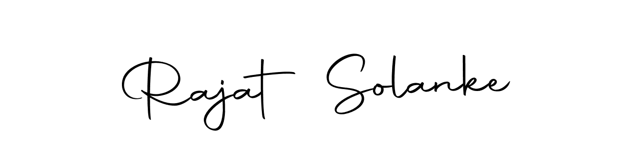 Make a beautiful signature design for name Rajat Solanke. With this signature (Autography-DOLnW) style, you can create a handwritten signature for free. Rajat Solanke signature style 10 images and pictures png