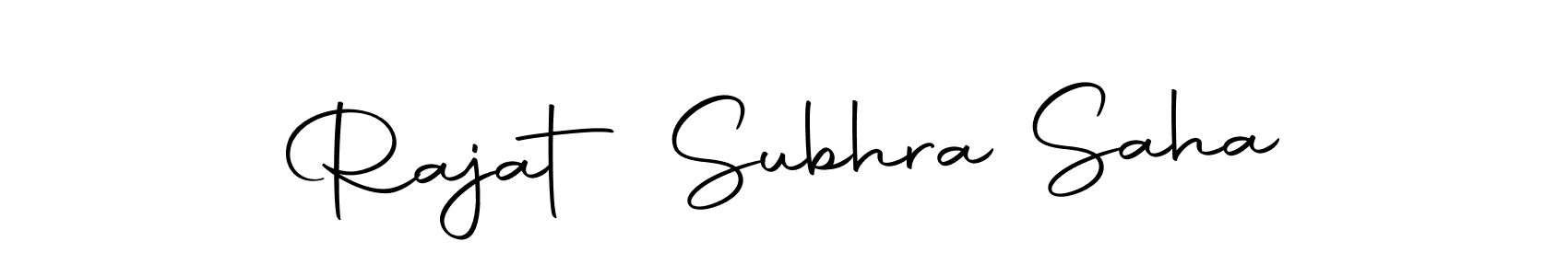 Design your own signature with our free online signature maker. With this signature software, you can create a handwritten (Autography-DOLnW) signature for name Rajat Subhra Saha. Rajat Subhra Saha signature style 10 images and pictures png