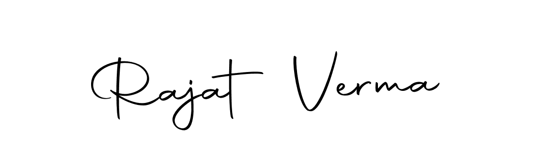 Use a signature maker to create a handwritten signature online. With this signature software, you can design (Autography-DOLnW) your own signature for name Rajat Verma. Rajat Verma signature style 10 images and pictures png