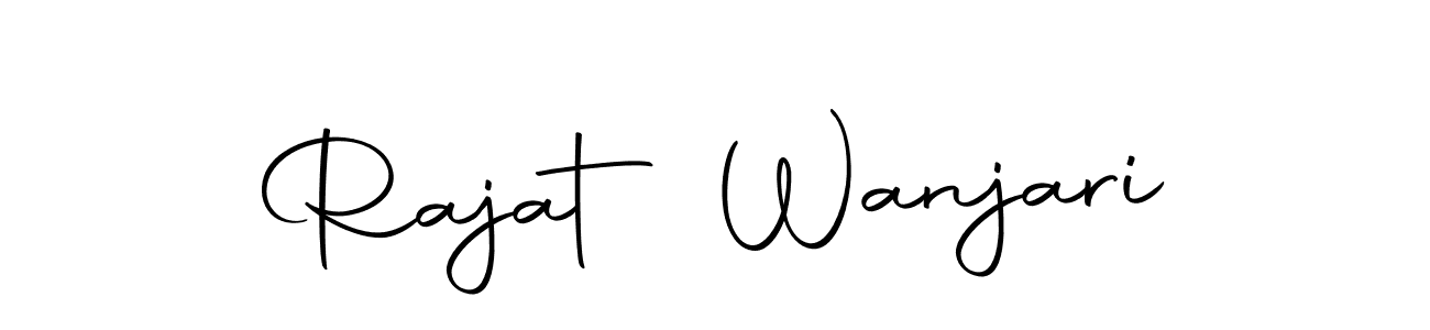 How to make Rajat Wanjari signature? Autography-DOLnW is a professional autograph style. Create handwritten signature for Rajat Wanjari name. Rajat Wanjari signature style 10 images and pictures png