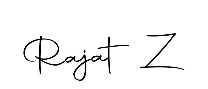 Use a signature maker to create a handwritten signature online. With this signature software, you can design (Autography-DOLnW) your own signature for name Rajat Z. Rajat Z signature style 10 images and pictures png