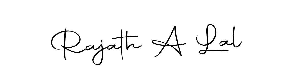 if you are searching for the best signature style for your name Rajath A Lal. so please give up your signature search. here we have designed multiple signature styles  using Autography-DOLnW. Rajath A Lal signature style 10 images and pictures png