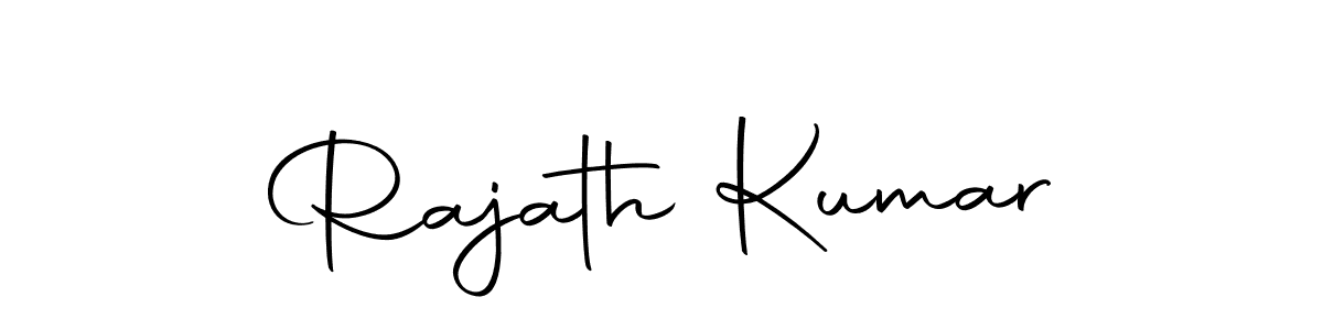 Make a beautiful signature design for name Rajath Kumar. With this signature (Autography-DOLnW) style, you can create a handwritten signature for free. Rajath Kumar signature style 10 images and pictures png