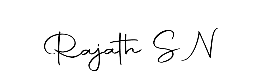 Here are the top 10 professional signature styles for the name Rajath S N. These are the best autograph styles you can use for your name. Rajath S N signature style 10 images and pictures png