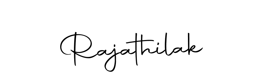 The best way (Autography-DOLnW) to make a short signature is to pick only two or three words in your name. The name Rajathilak include a total of six letters. For converting this name. Rajathilak signature style 10 images and pictures png