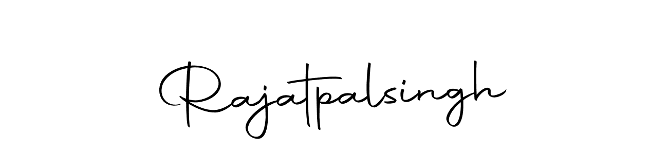 How to make Rajatpalsingh name signature. Use Autography-DOLnW style for creating short signs online. This is the latest handwritten sign. Rajatpalsingh signature style 10 images and pictures png