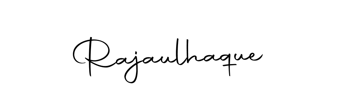 How to make Rajaulhaque name signature. Use Autography-DOLnW style for creating short signs online. This is the latest handwritten sign. Rajaulhaque signature style 10 images and pictures png