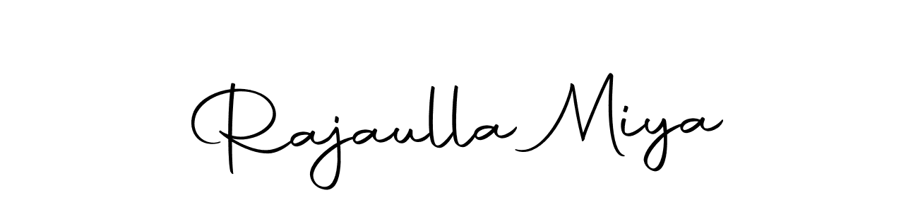How to make Rajaulla Miya name signature. Use Autography-DOLnW style for creating short signs online. This is the latest handwritten sign. Rajaulla Miya signature style 10 images and pictures png