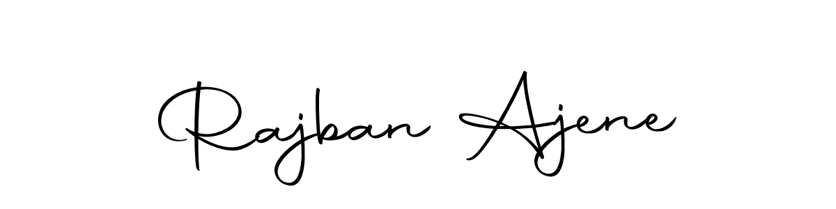 Autography-DOLnW is a professional signature style that is perfect for those who want to add a touch of class to their signature. It is also a great choice for those who want to make their signature more unique. Get Rajban Ajene name to fancy signature for free. Rajban Ajene signature style 10 images and pictures png