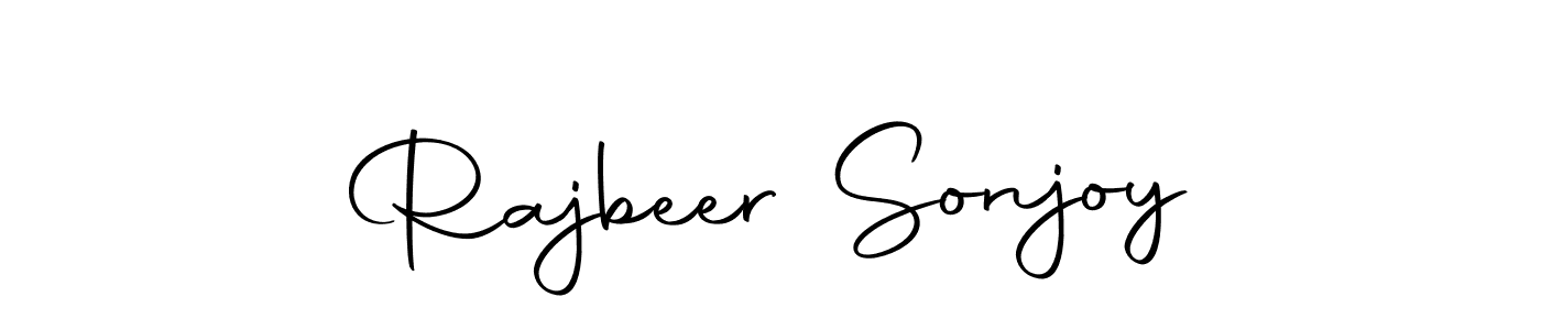 Also we have Rajbeer Sonjoy name is the best signature style. Create professional handwritten signature collection using Autography-DOLnW autograph style. Rajbeer Sonjoy signature style 10 images and pictures png