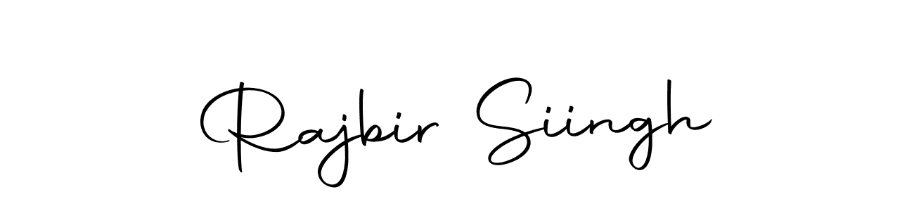 How to make Rajbir Siingh name signature. Use Autography-DOLnW style for creating short signs online. This is the latest handwritten sign. Rajbir Siingh signature style 10 images and pictures png
