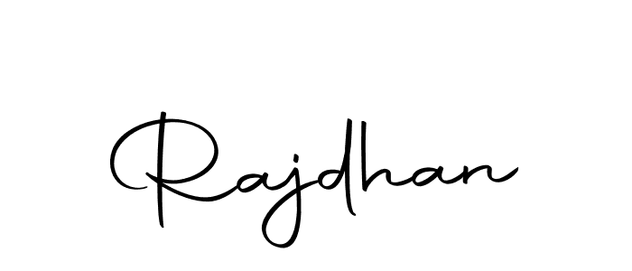 Design your own signature with our free online signature maker. With this signature software, you can create a handwritten (Autography-DOLnW) signature for name Rajdhan. Rajdhan signature style 10 images and pictures png