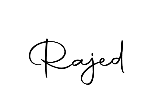 Make a beautiful signature design for name Rajed. Use this online signature maker to create a handwritten signature for free. Rajed signature style 10 images and pictures png
