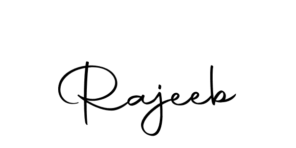 Create a beautiful signature design for name Rajeeb. With this signature (Autography-DOLnW) fonts, you can make a handwritten signature for free. Rajeeb signature style 10 images and pictures png