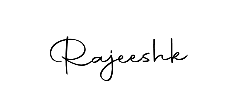 if you are searching for the best signature style for your name Rajeeshk. so please give up your signature search. here we have designed multiple signature styles  using Autography-DOLnW. Rajeeshk signature style 10 images and pictures png