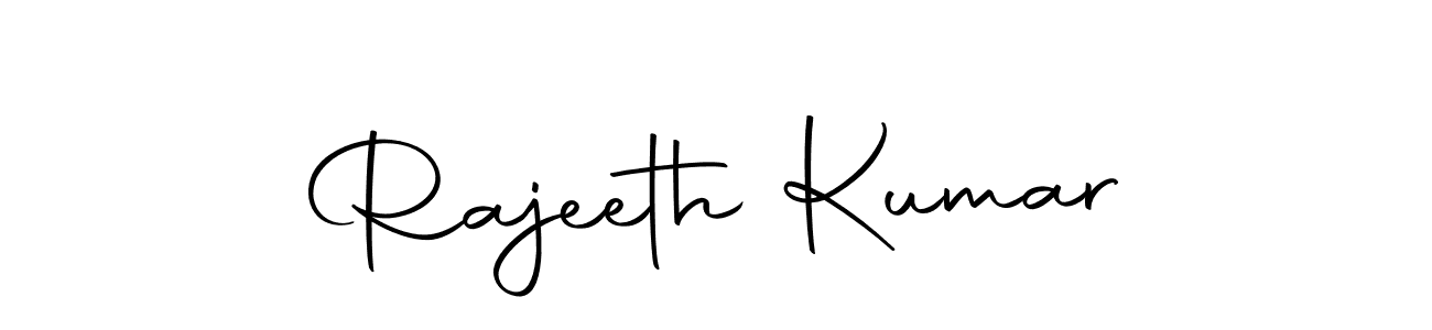 Use a signature maker to create a handwritten signature online. With this signature software, you can design (Autography-DOLnW) your own signature for name Rajeeth Kumar. Rajeeth Kumar signature style 10 images and pictures png