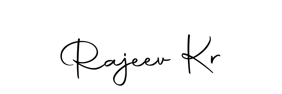 Design your own signature with our free online signature maker. With this signature software, you can create a handwritten (Autography-DOLnW) signature for name Rajeev Kr. Rajeev Kr signature style 10 images and pictures png